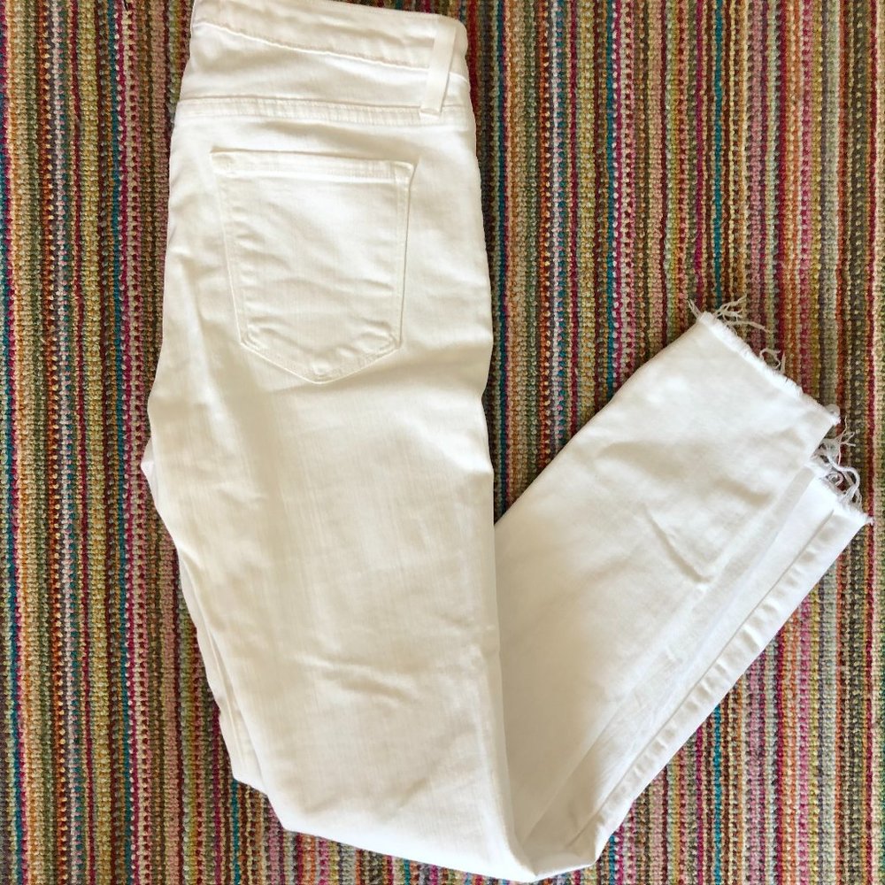 Just Black White Jeans